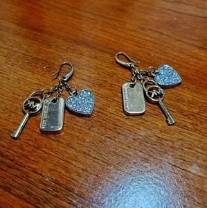 MK gold plated earrings